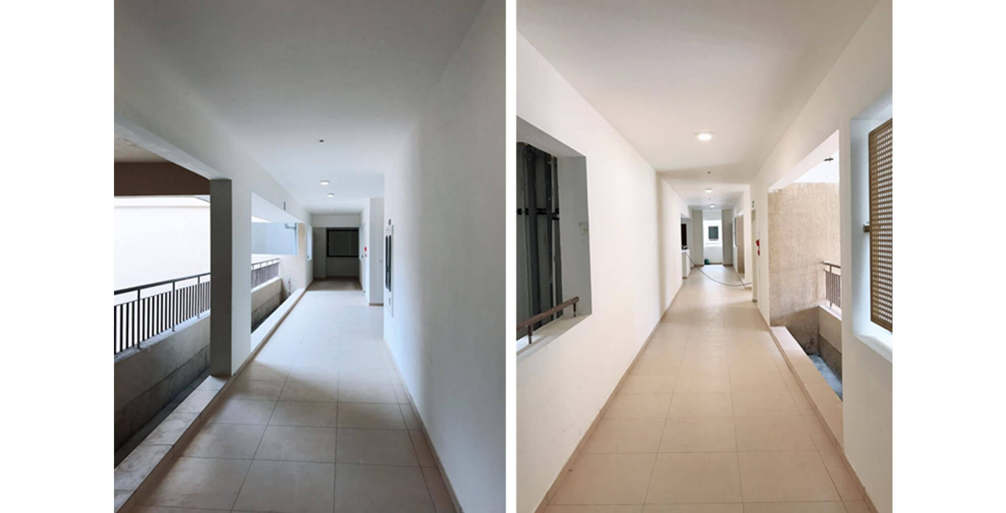 Jul 2020 - Deodar—Block C: Corridor—Final coat of painting in progress