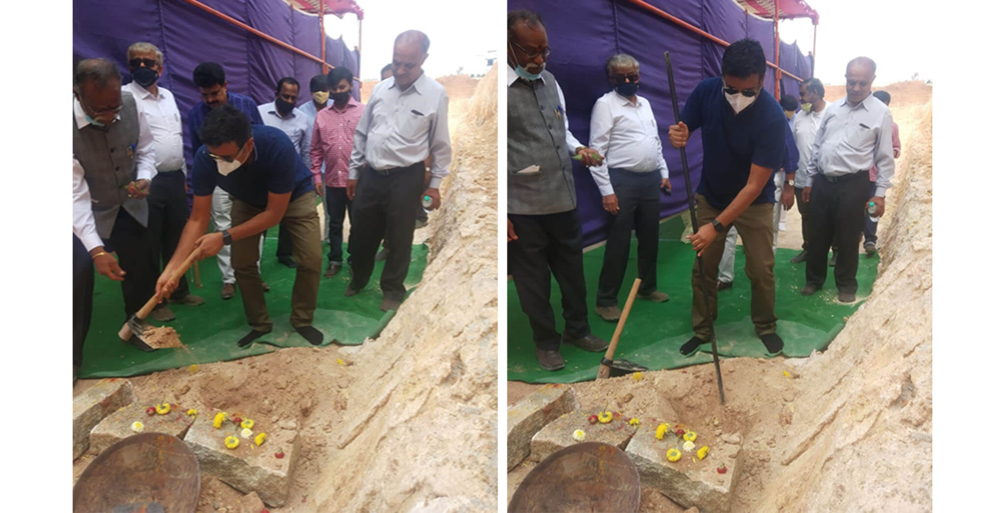 Aug 2020 - Jasper Block: Bhoomi Pooja