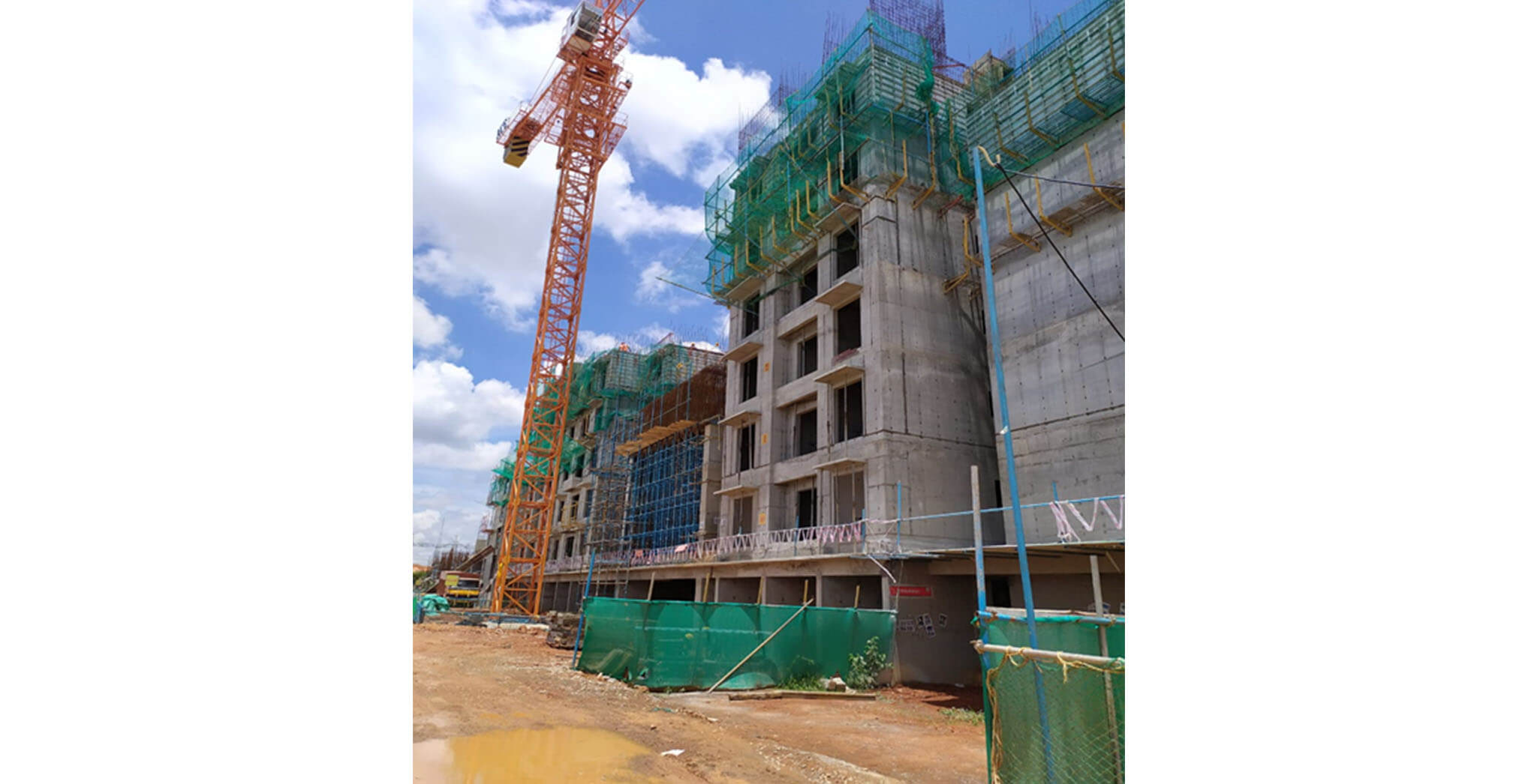 Aug 2020 - Gallium Block: Elevation-South side—GF, 1st, 2nd, 3rd, 4th and 5th floor
