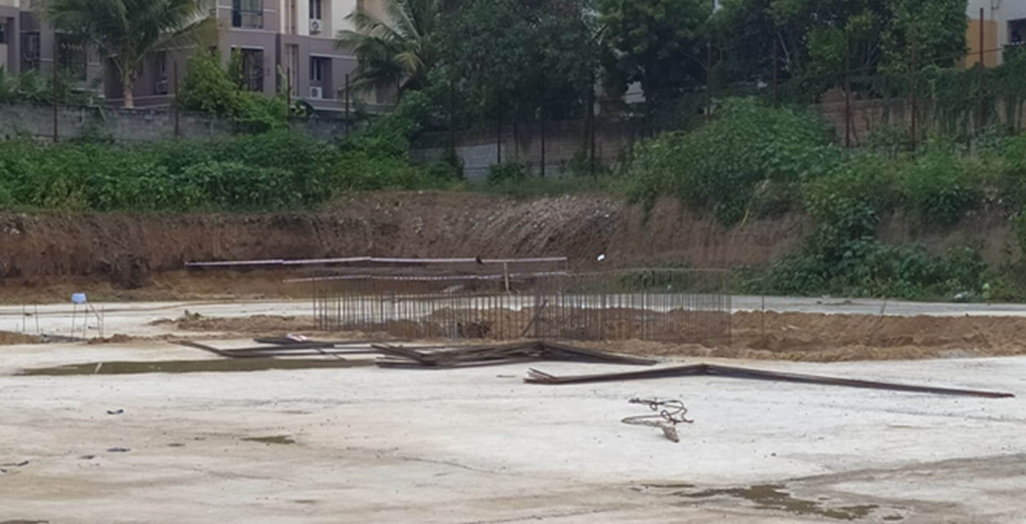 Aug 2020 - Block H: Raft foundation work-in-progress