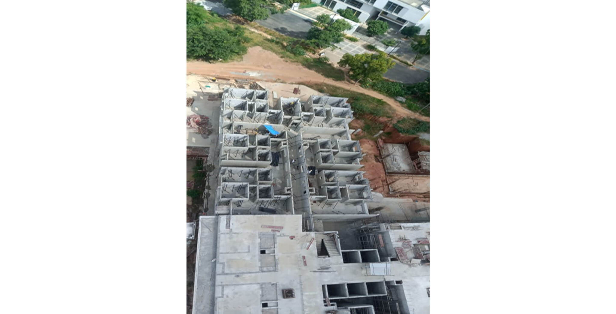 Aug 2020 - Tower A: Precast erection started