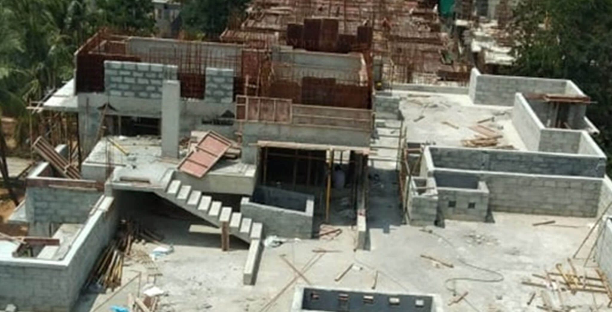 Sep 2020 - L Block: OHT wall concreting work-in-progress