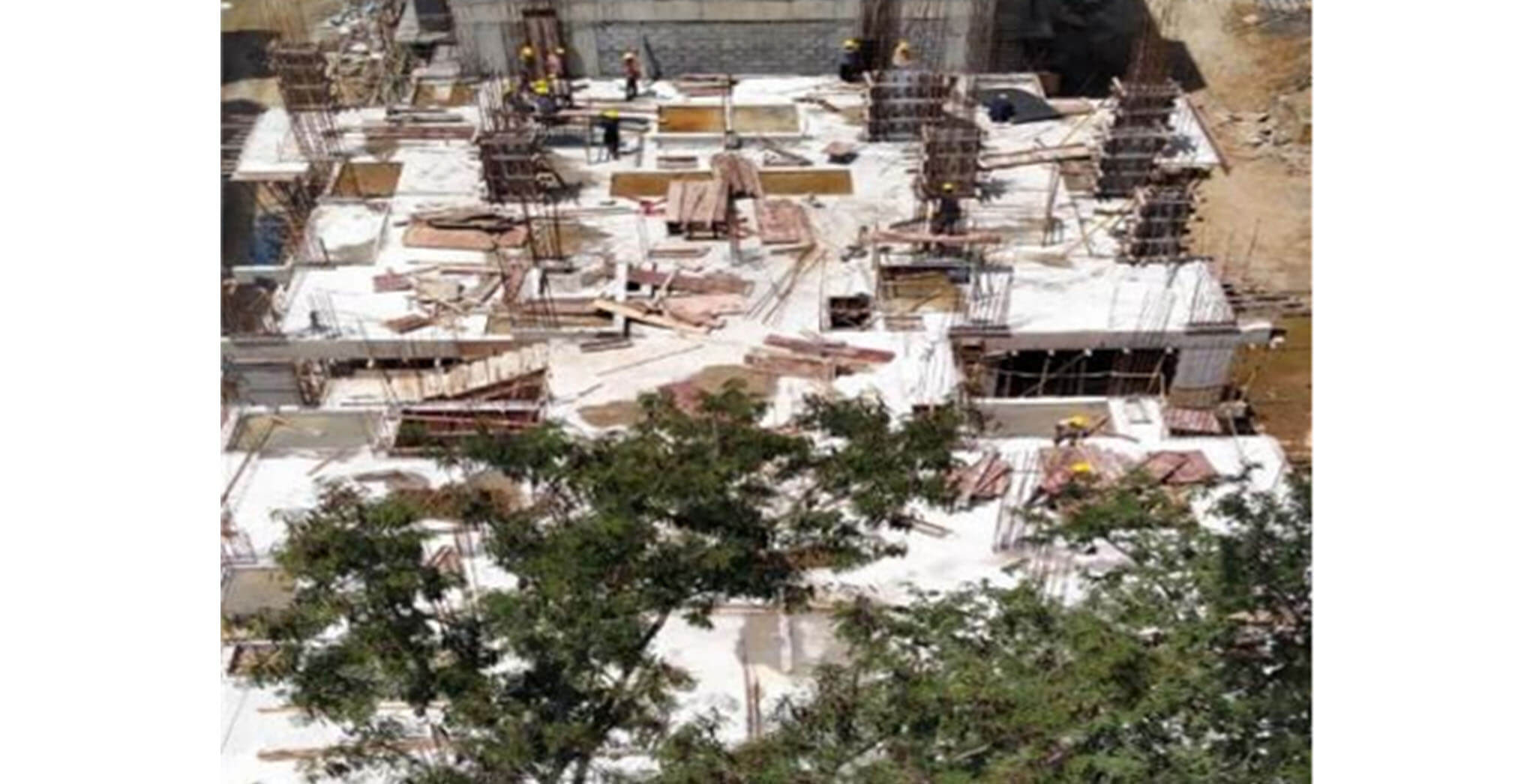 Sep 2020 - S Block: 1st floor slab concreting completed