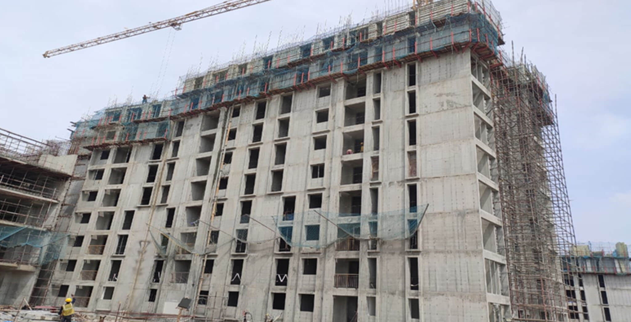 Sep 2020 - Eden: Tower C—10th Floor structure work-in-progress