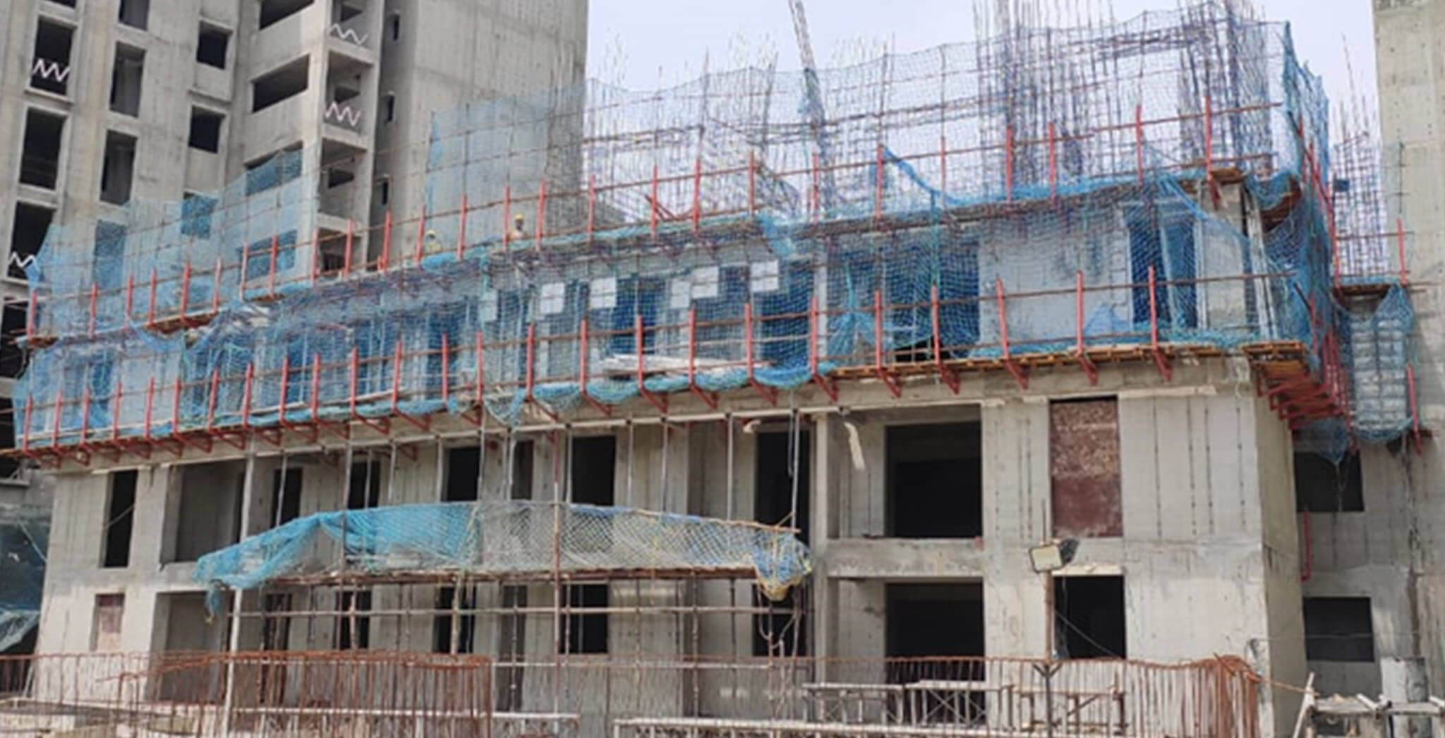 Sep 2020 - Serene: 4th floor structure work-in-progress
