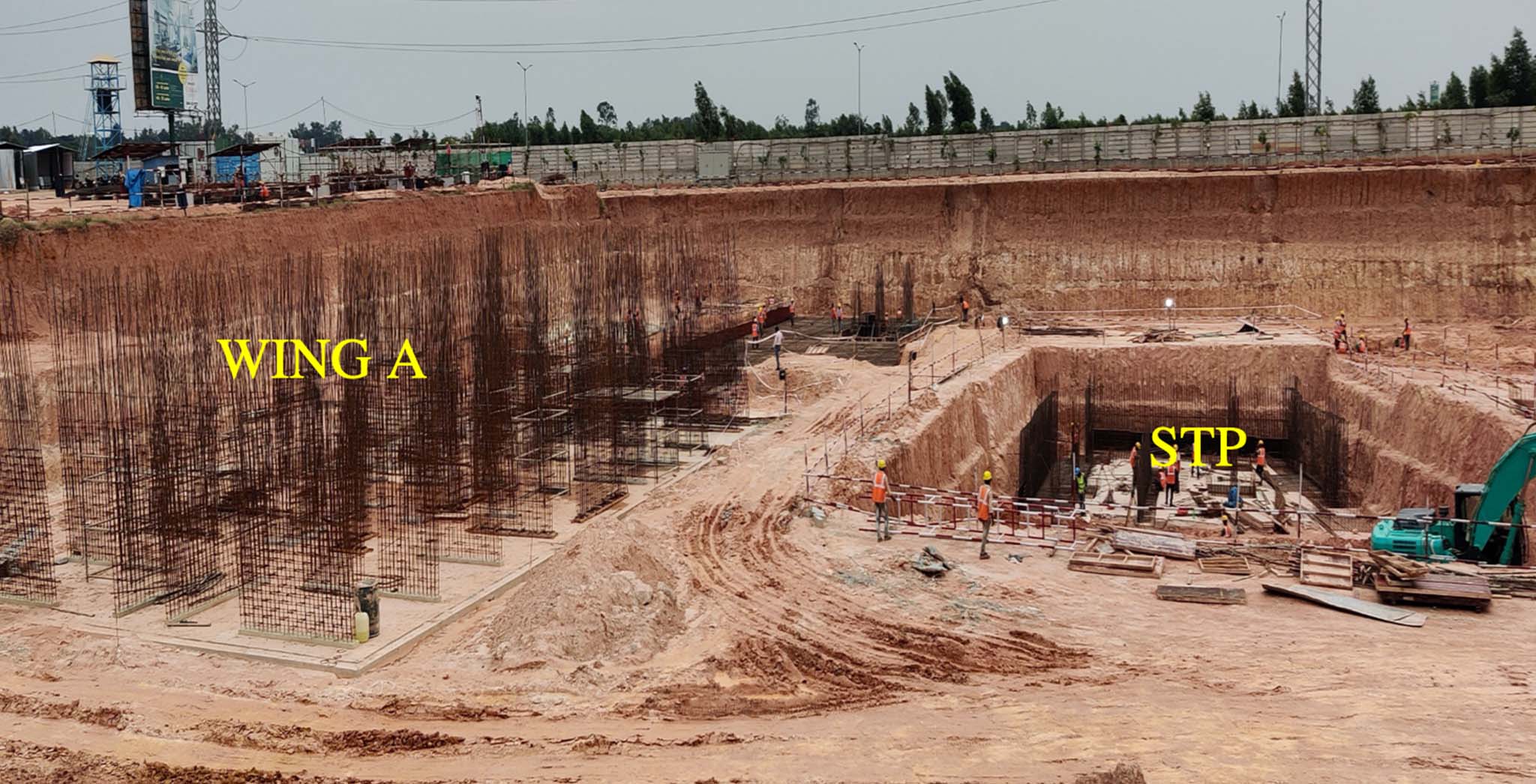 Oct 2020 - Jasper Block: Wing A—shear wall & columns reinforcement in progress