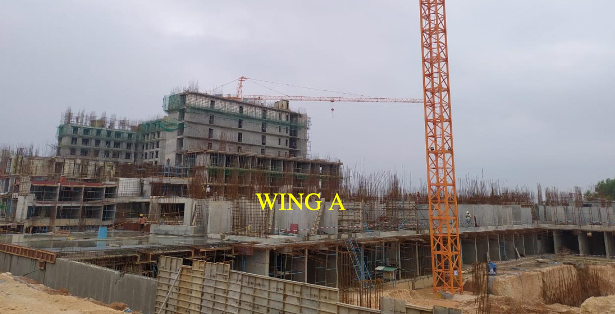 Oct 2020 - Helio Block: Wing A—Basement roof slab casted