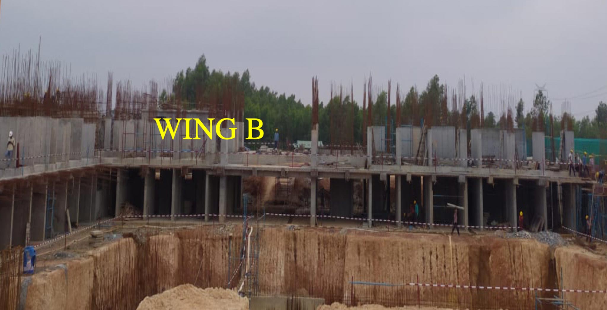 Oct 2020 - Helio Block: Wing B—First floor columns & shear walls work-in-progress
