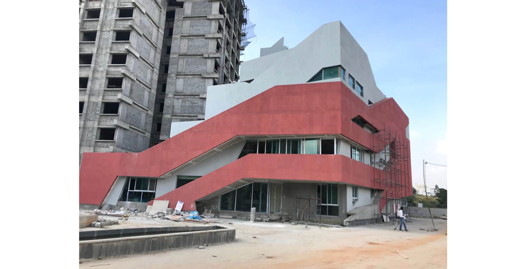 Oct 2020 - Clubhouse: Interior finishing work-in-progress
