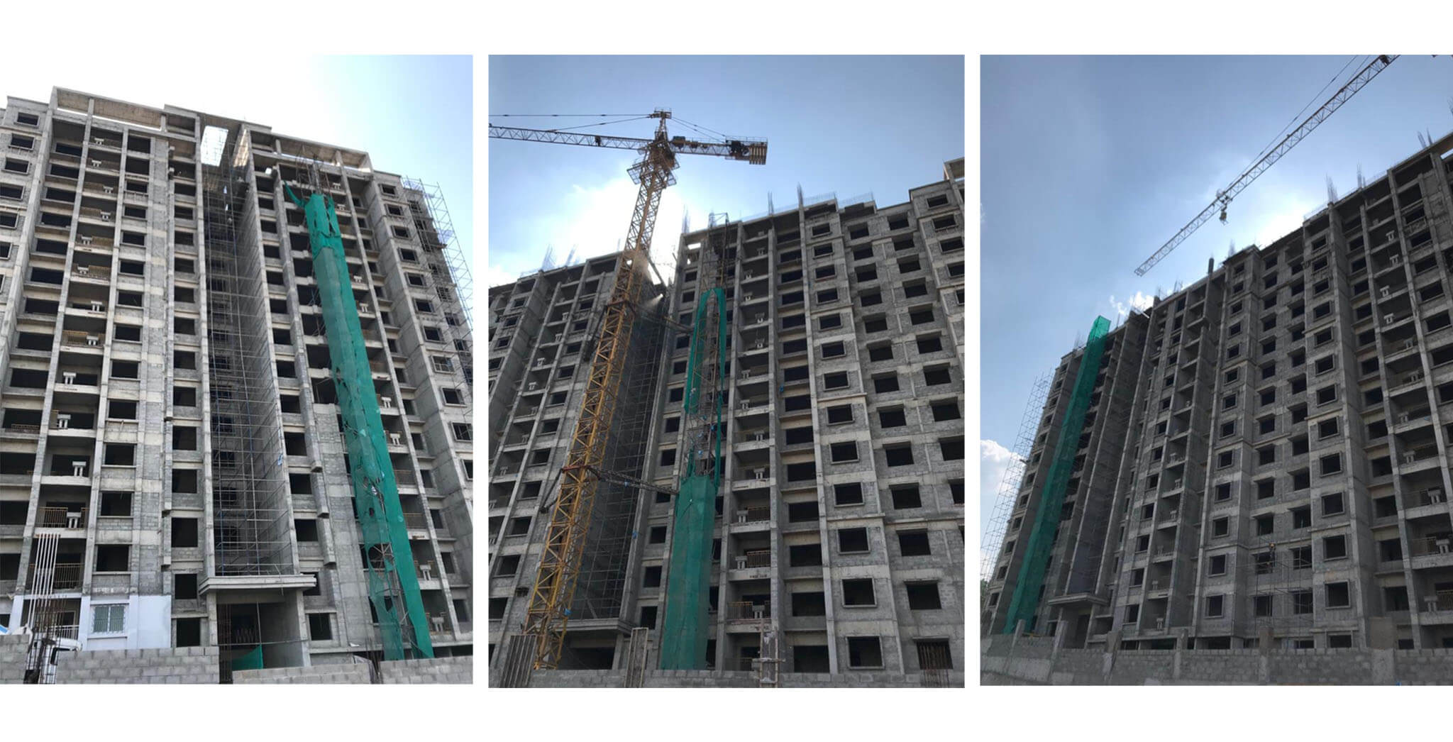 Oct 2020 - Towers E, F & G: Structure completed. External & internal finishing work-in-progress