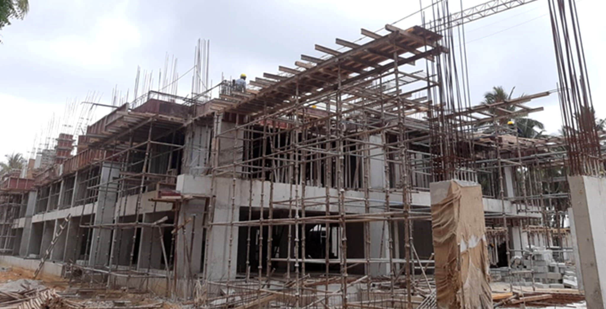 Oct 2020 - Towers E, F, S, and T: 2nd floor slab work-in-progress