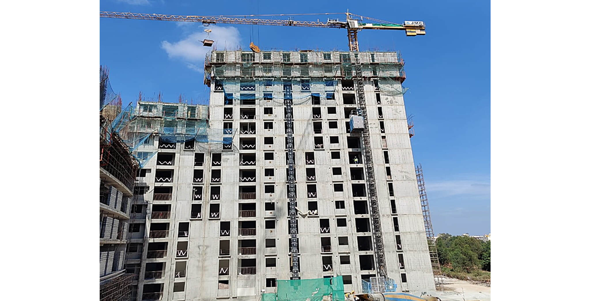 Dec 2020 - Eden: Tower C—Part of 11th and 15th floor structure work-in-progress