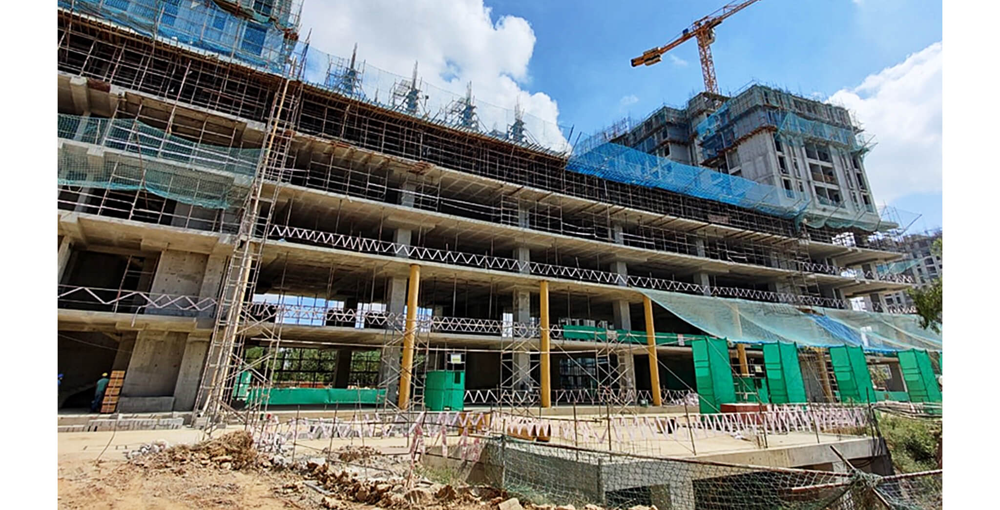 Dec 2020 - Eden: Tower D—Part of 5th floor structure work-in-progress