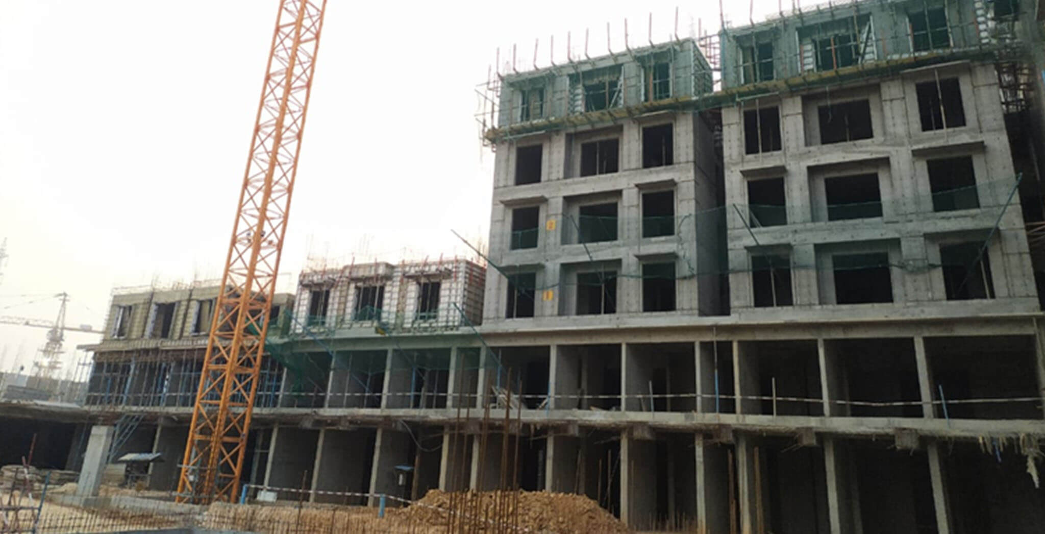 Feb 2021 - Helio Block: Wing A—GF & 4th floor in progress