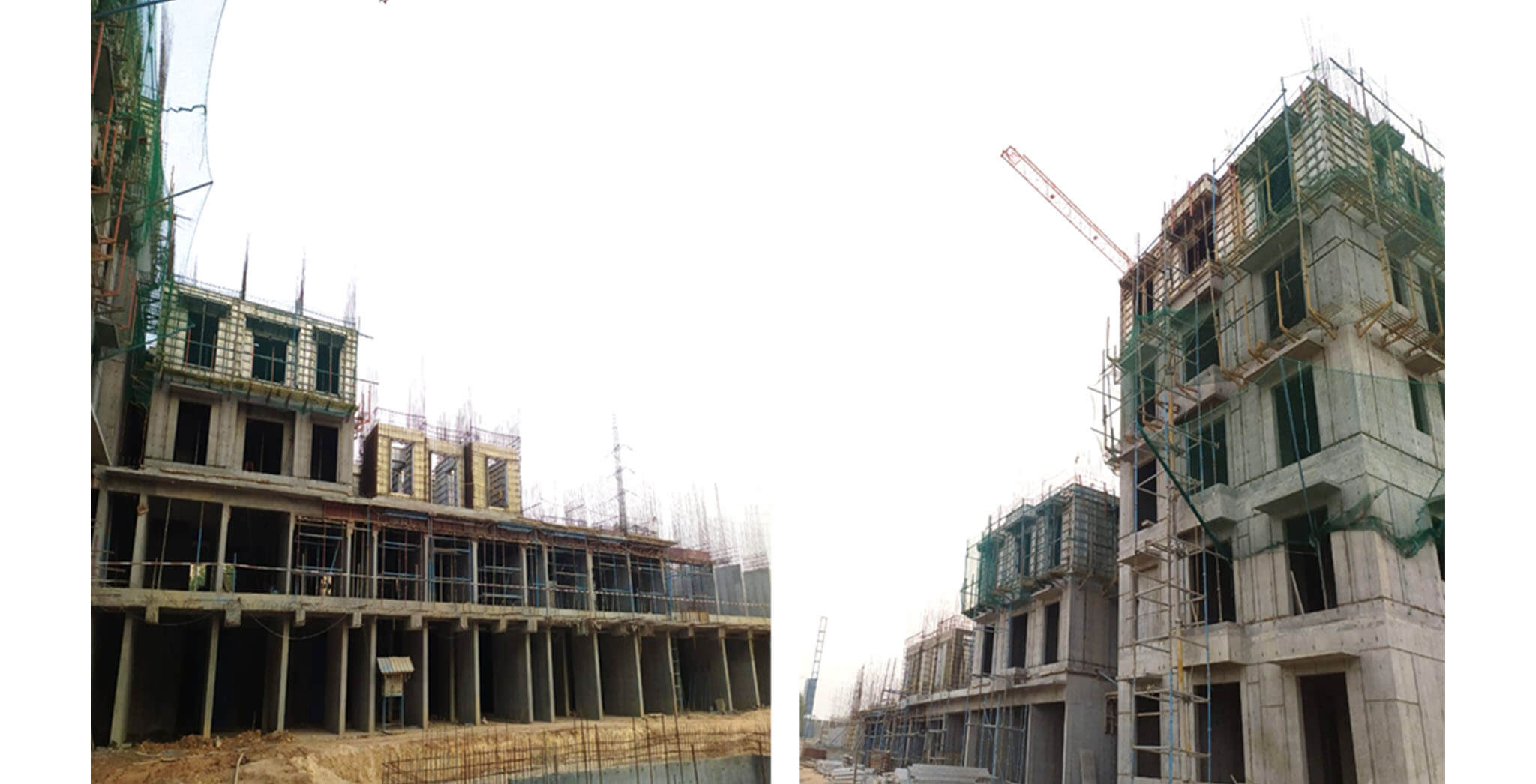 Feb 2021 - Helio Block: Wing C—(l to r) East and West elevation