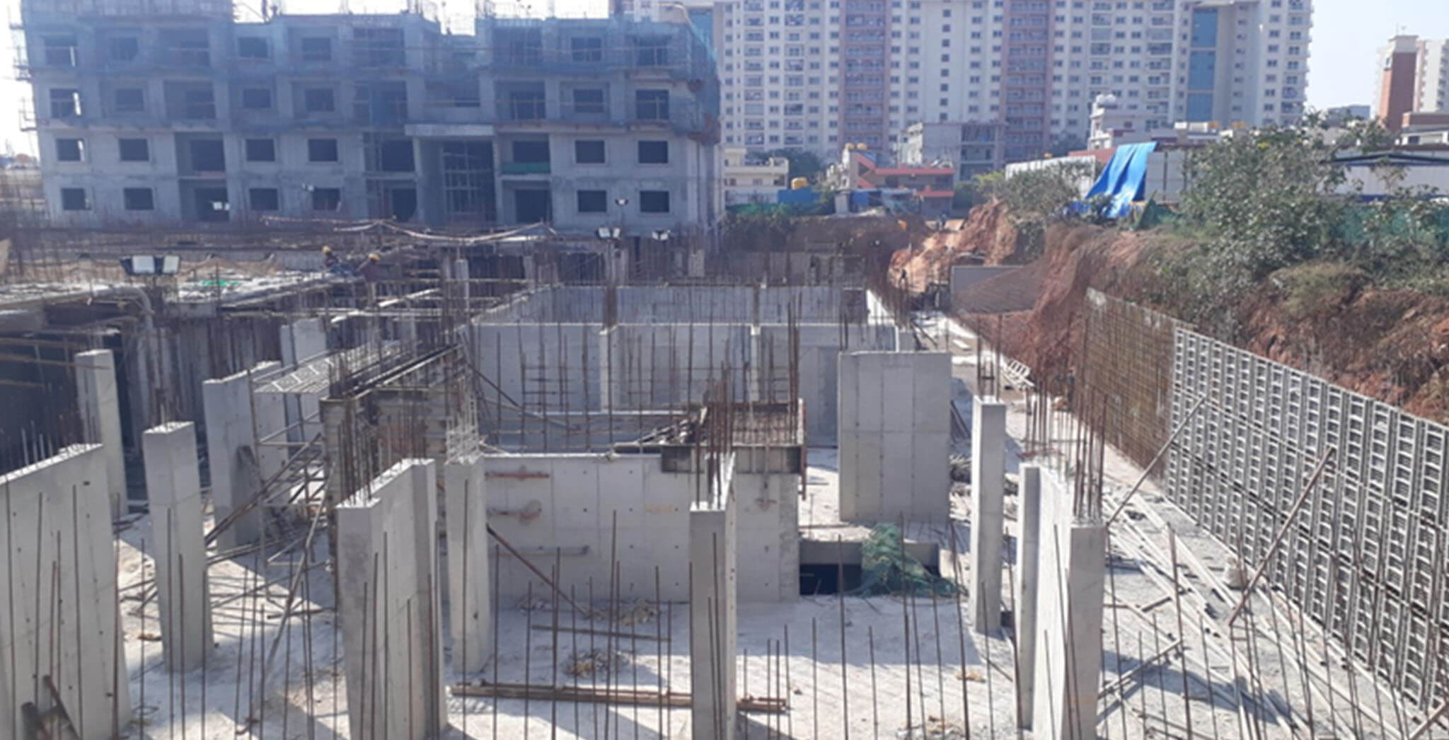 Feb 2021 - C & H Blocks: Basement works in progress