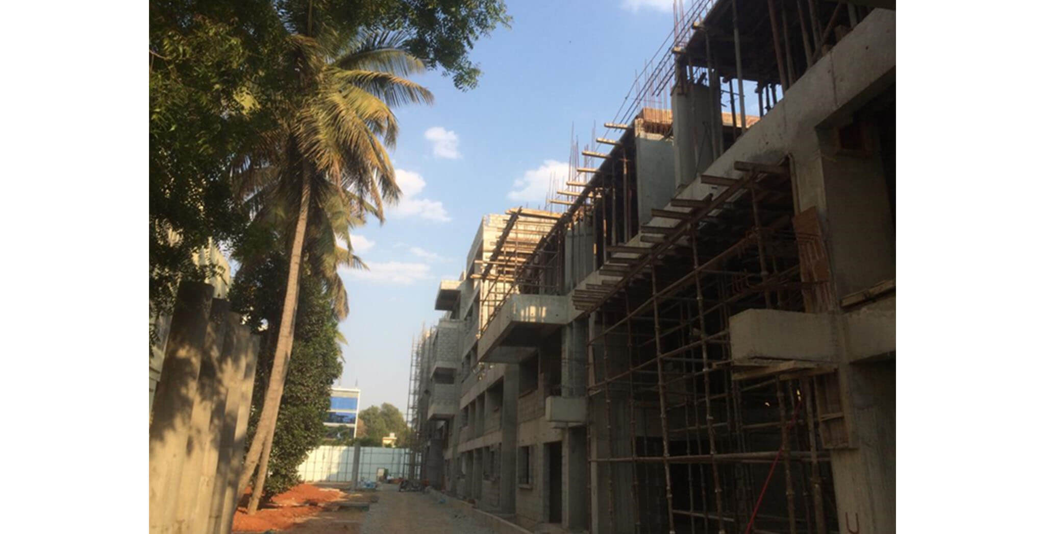 Feb 2021 - Towers U and V: 2nd floor slab completed; Tower C: 3rd floor slab completed; Tower D: 2nd floor slab work-in-progress