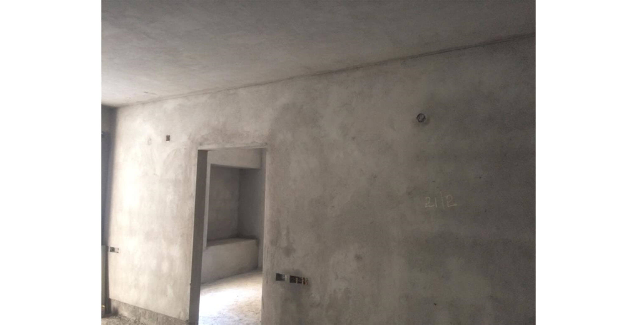 Feb 2021 - Tower A: Plastering work-in-progress