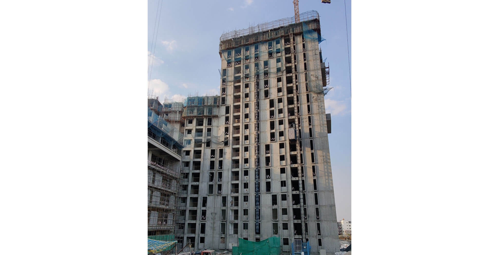 Feb 2021 - Eden: Tower C—Part of 13th & 20th floor structure work-in-progress