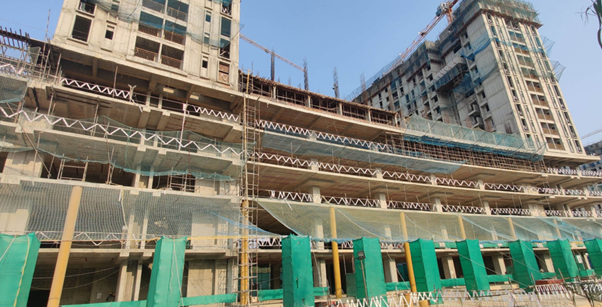Feb 2021 - Eden: Tower D—Part of 6th floor structure work-in-progress