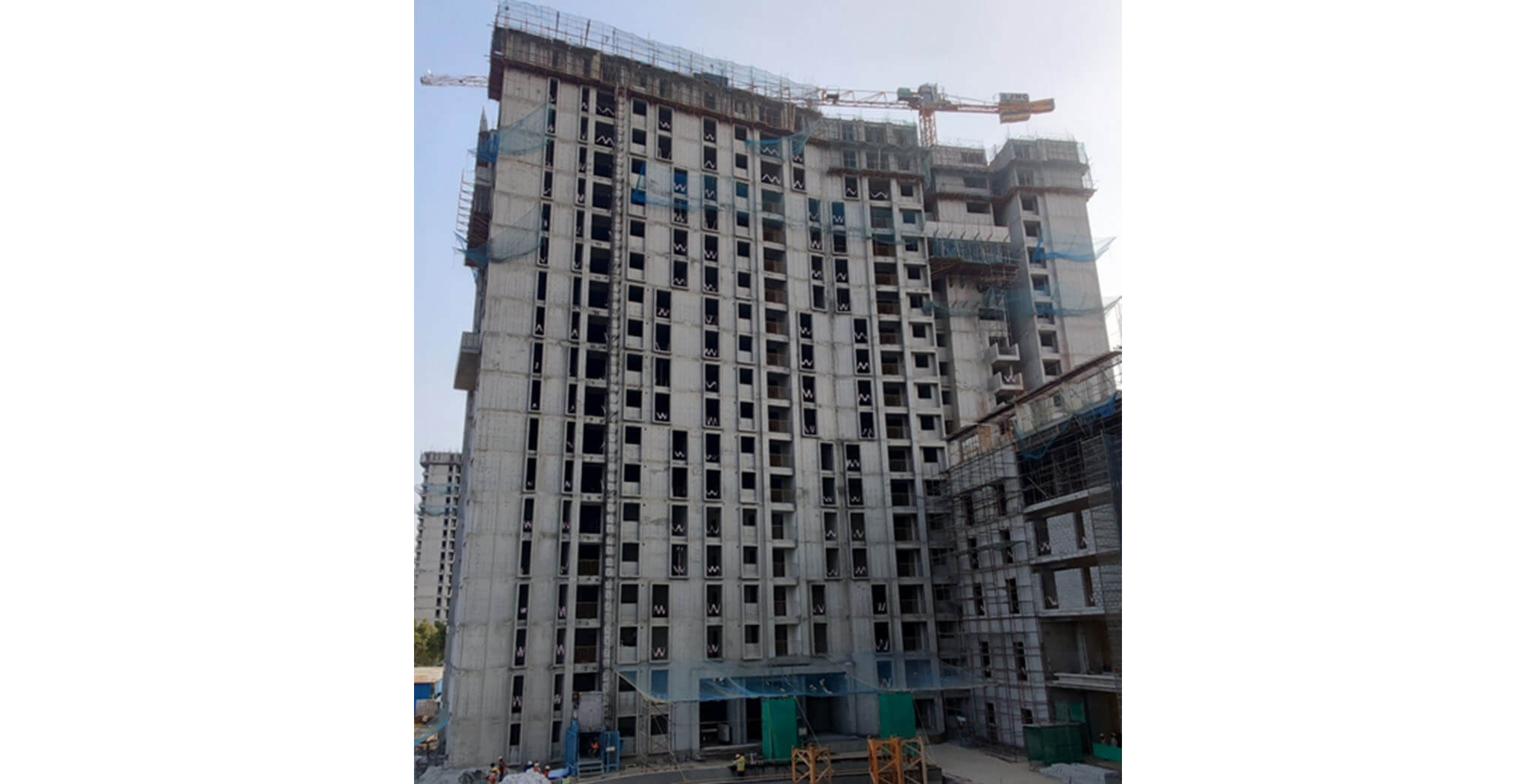 Feb 2021 - Eden: Tower E—20th floor structure work-in-progress
