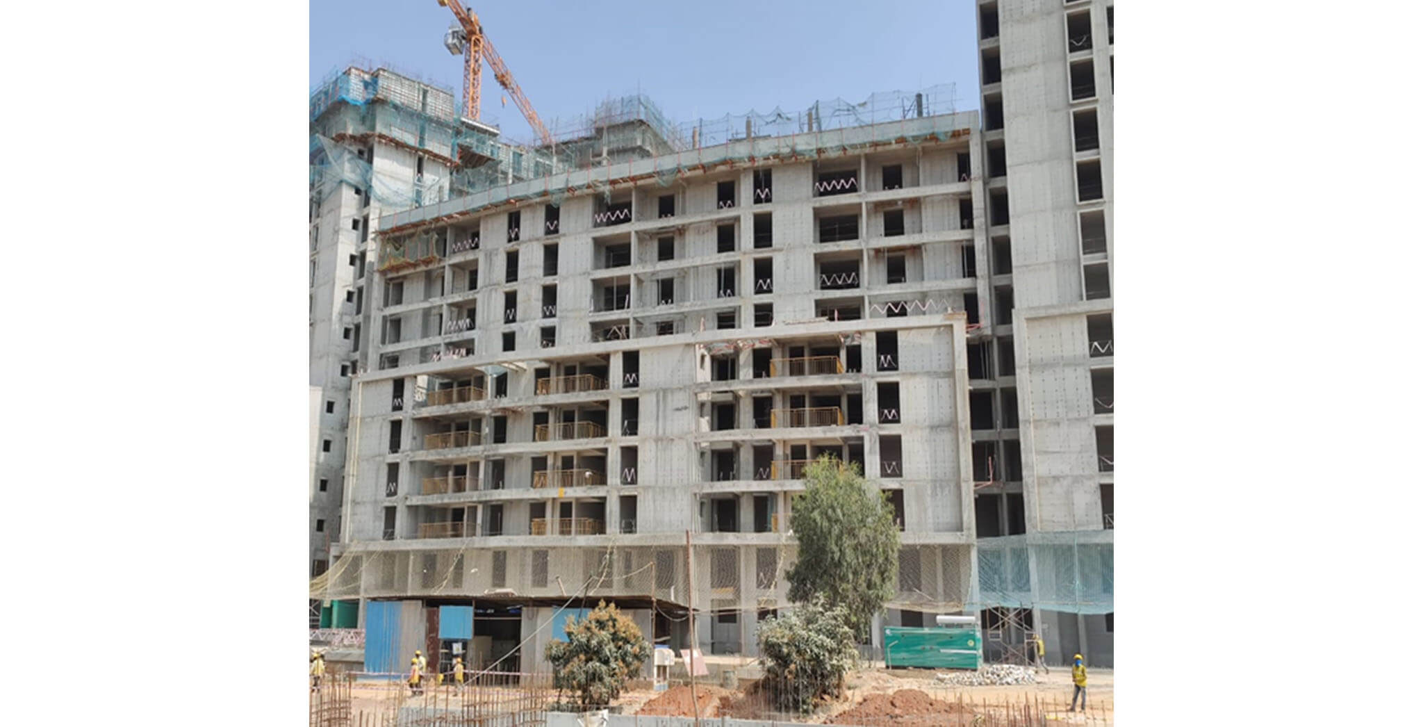 Feb 2021 - Serene: Terrace slab completed