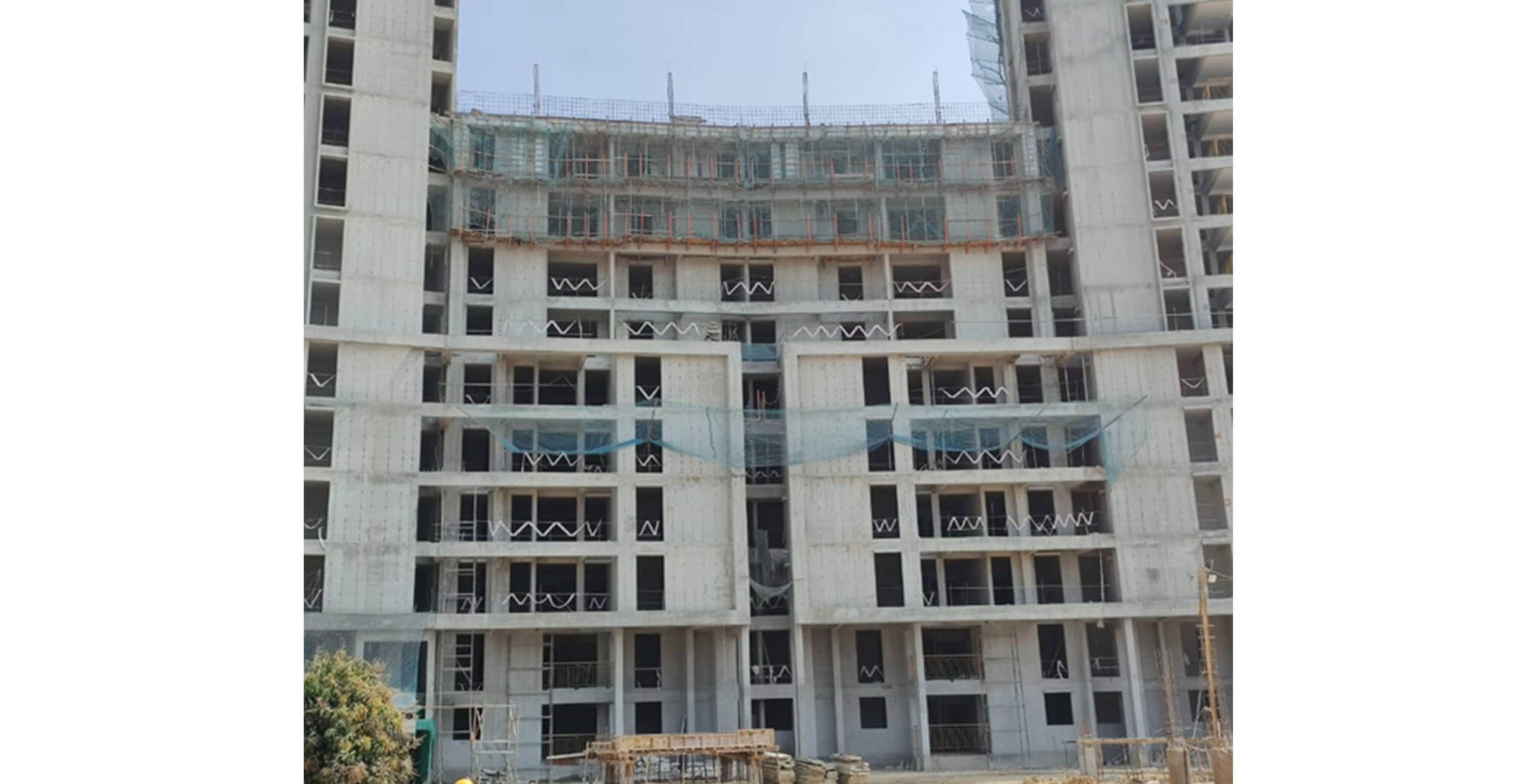 Feb 2021 - Serene: Terrace floor slab completed