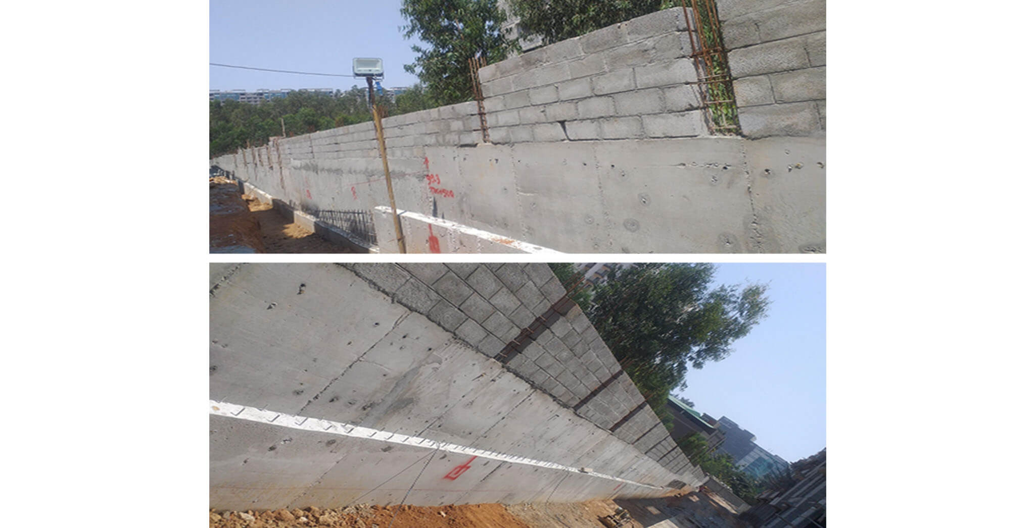 Feb 2021 - Northside compound wall