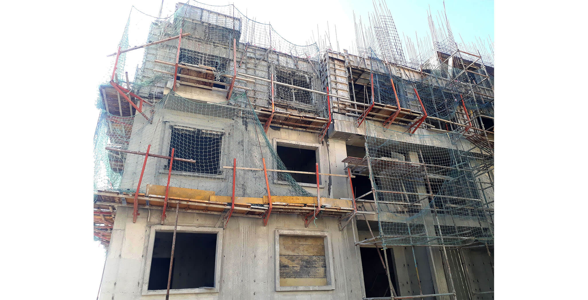 Mar 2021 - L Block: Third floor slab completed on 4th March 2021