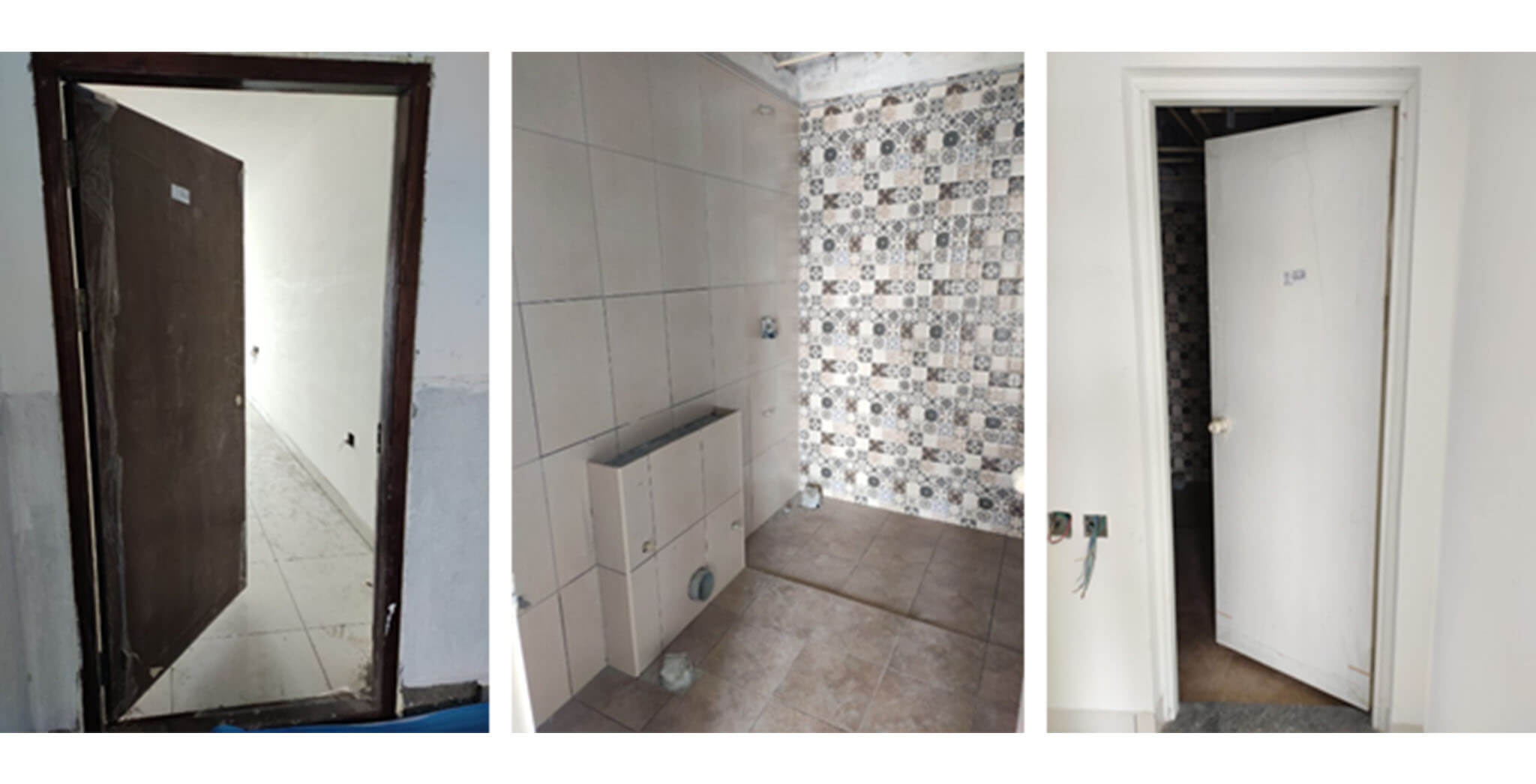 Feb 2021 - Main door fixing work completed till 3rd floor; CP and Sanitary fitting work is under process