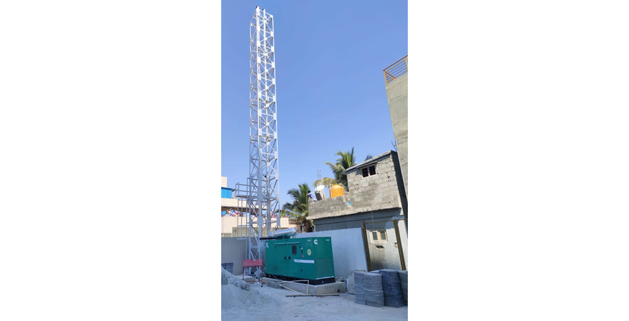 Feb 2021 - DG stack: Erection completed