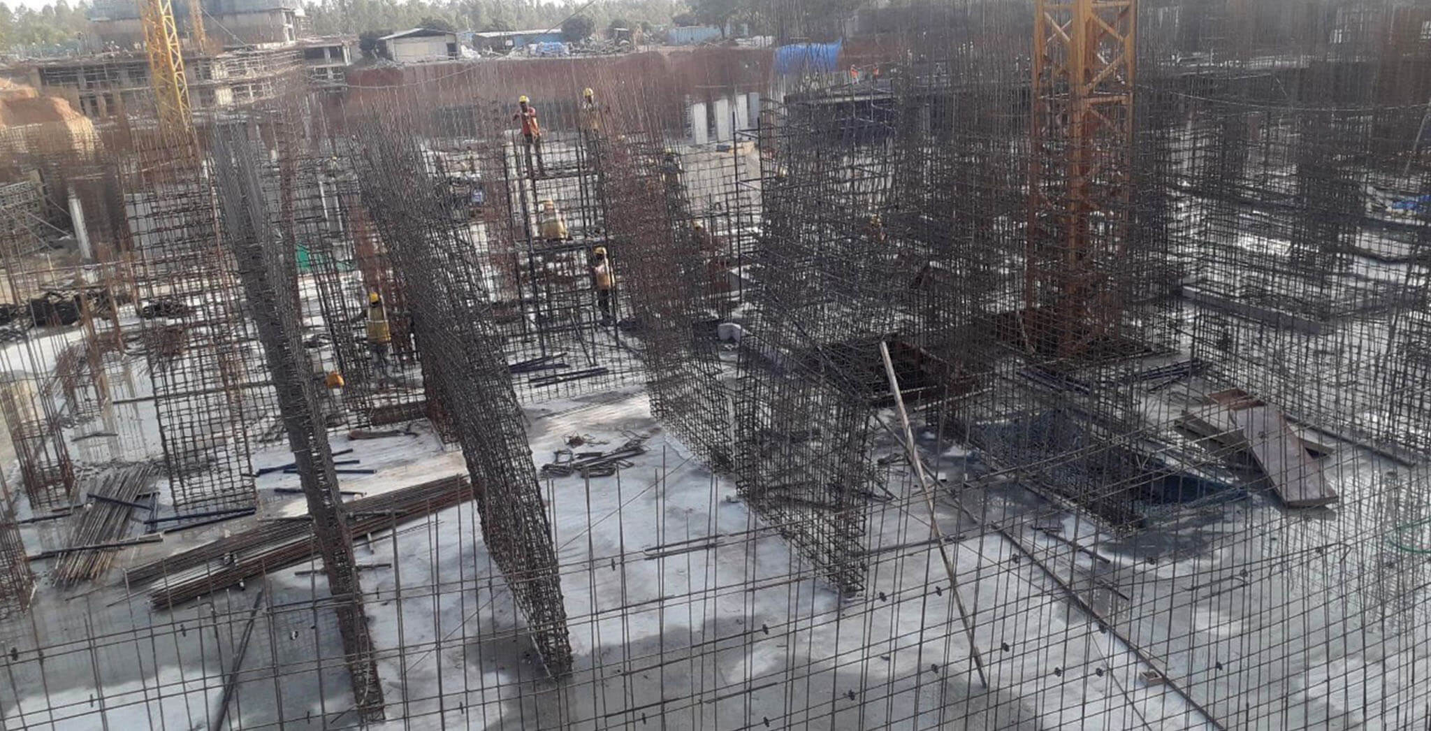 Mar 2021 - Tranquil: Tower L—On casting of upper basement slab, 12th March 2021