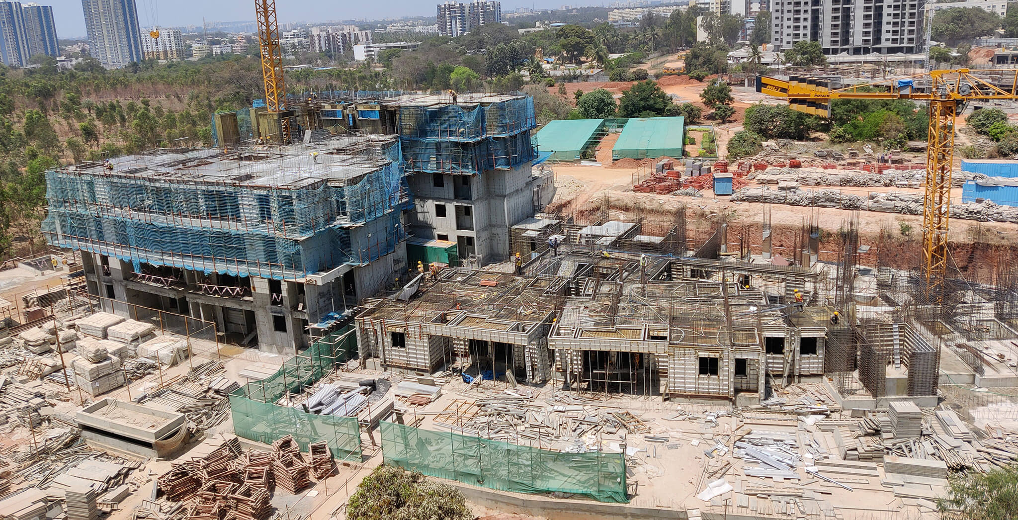 Mar 2021 - Halcyon: Tower I—On casting of fourth floor slab, 25th March 2021