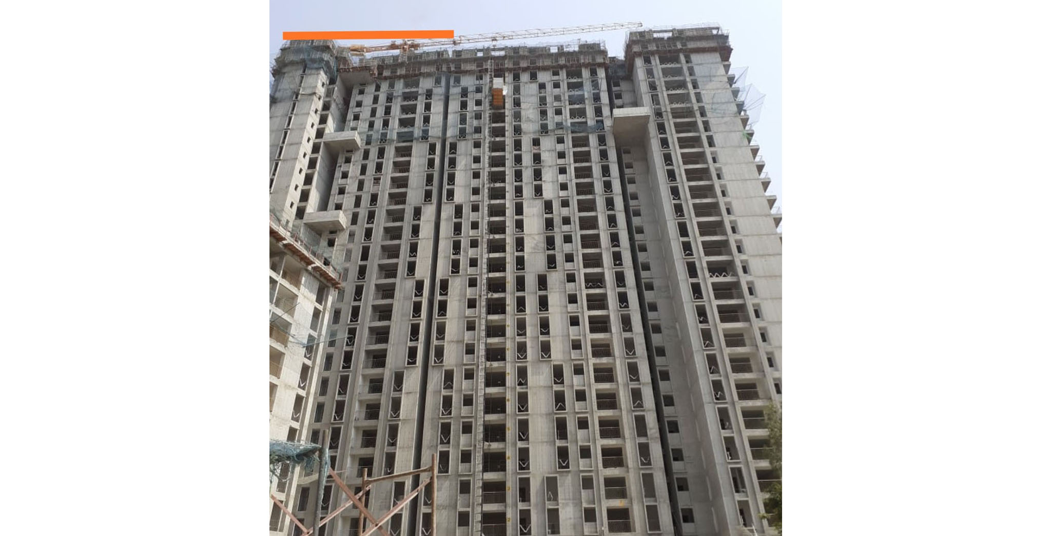 Apr 2021 - Serene: Tower E—On casting of terrace floor slab