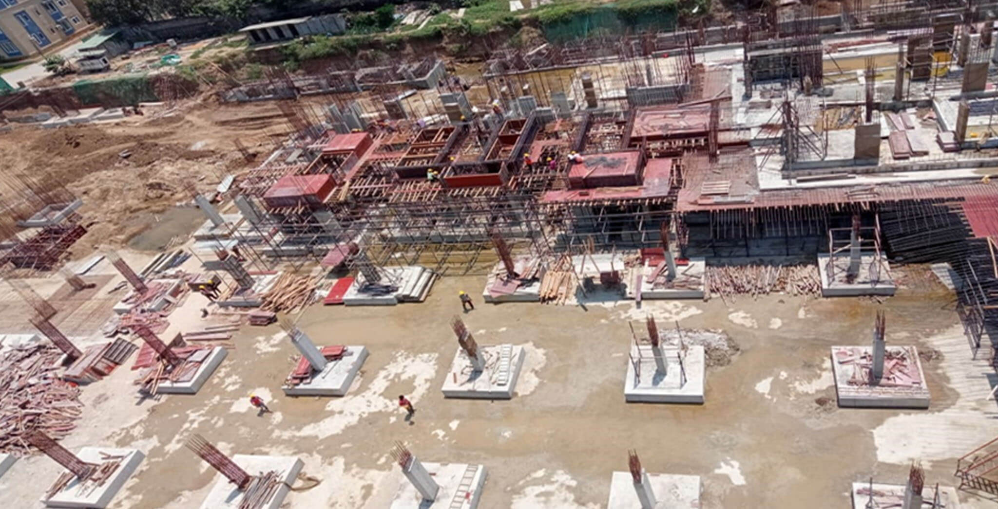 Mar 2021 - Block G: Excavation and foundational works completed; Ground floor slab work-in-progress