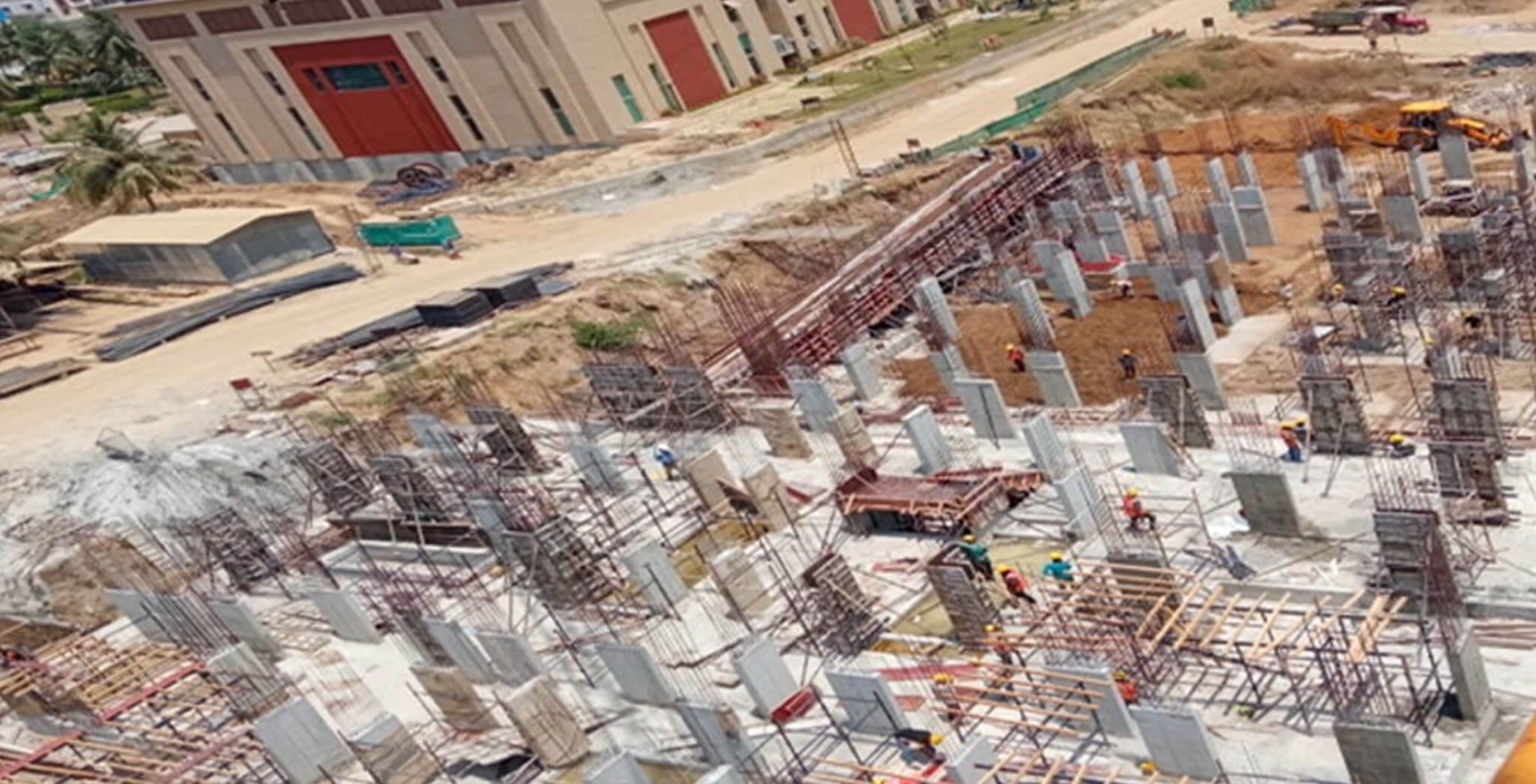 Mar 2021 - Block K: Excavation completed; Foundational work-in-progress