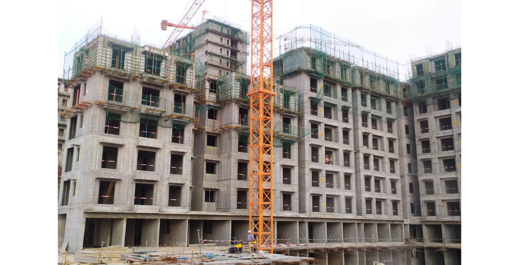 Apr 2021 - Helio: Wing A—on commencement of fifth floor slab