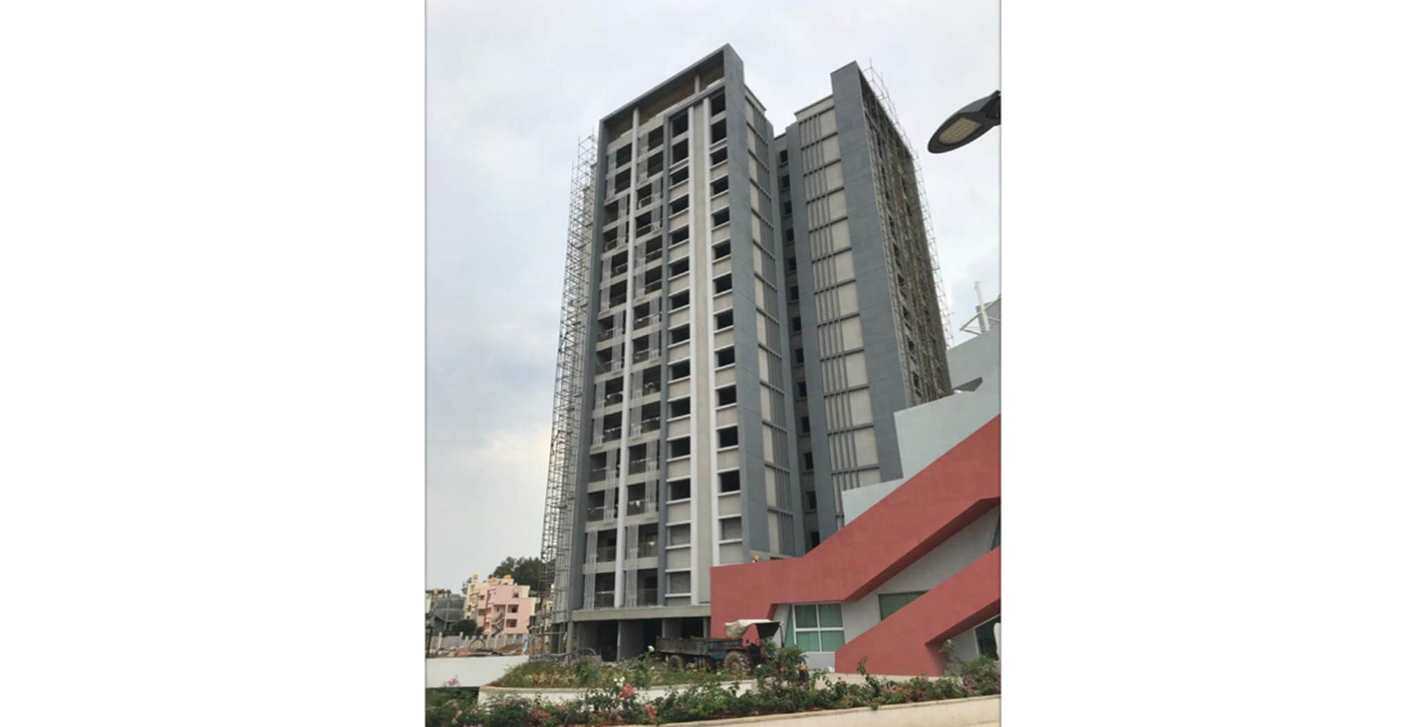 Apr 2021 - Tower A: Structure works completed