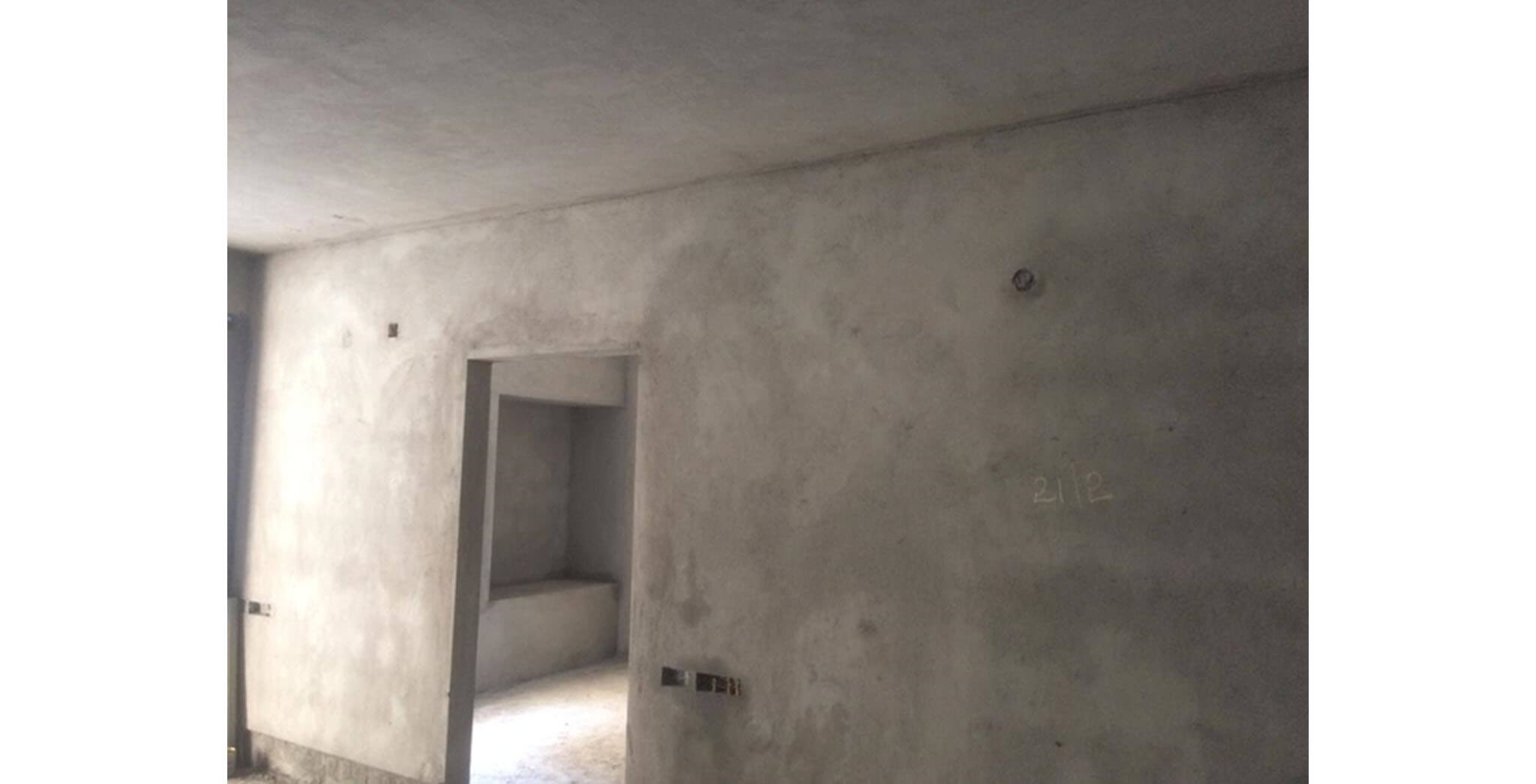 Apr 2021 - Tower A: Plastering works are in progress