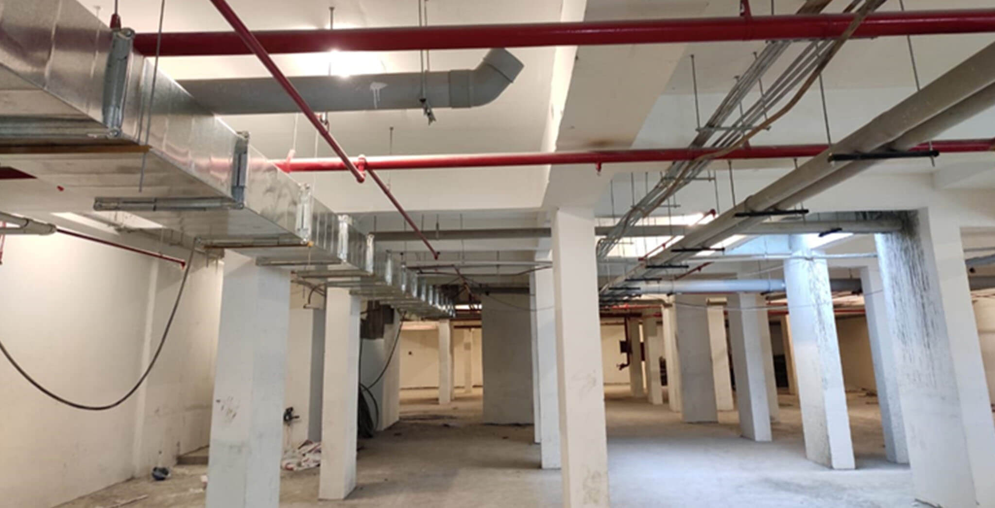 May 2021 - Basement VDF & MEP works completed
