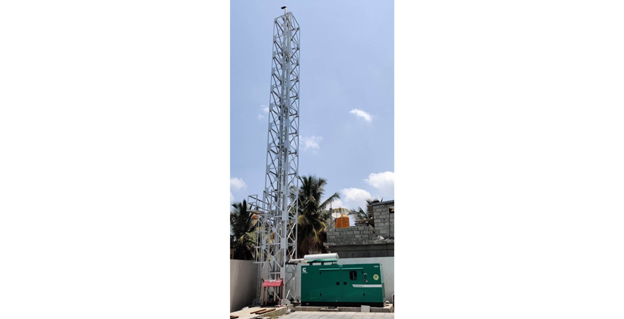 May 2021 - DG stack—erection completed