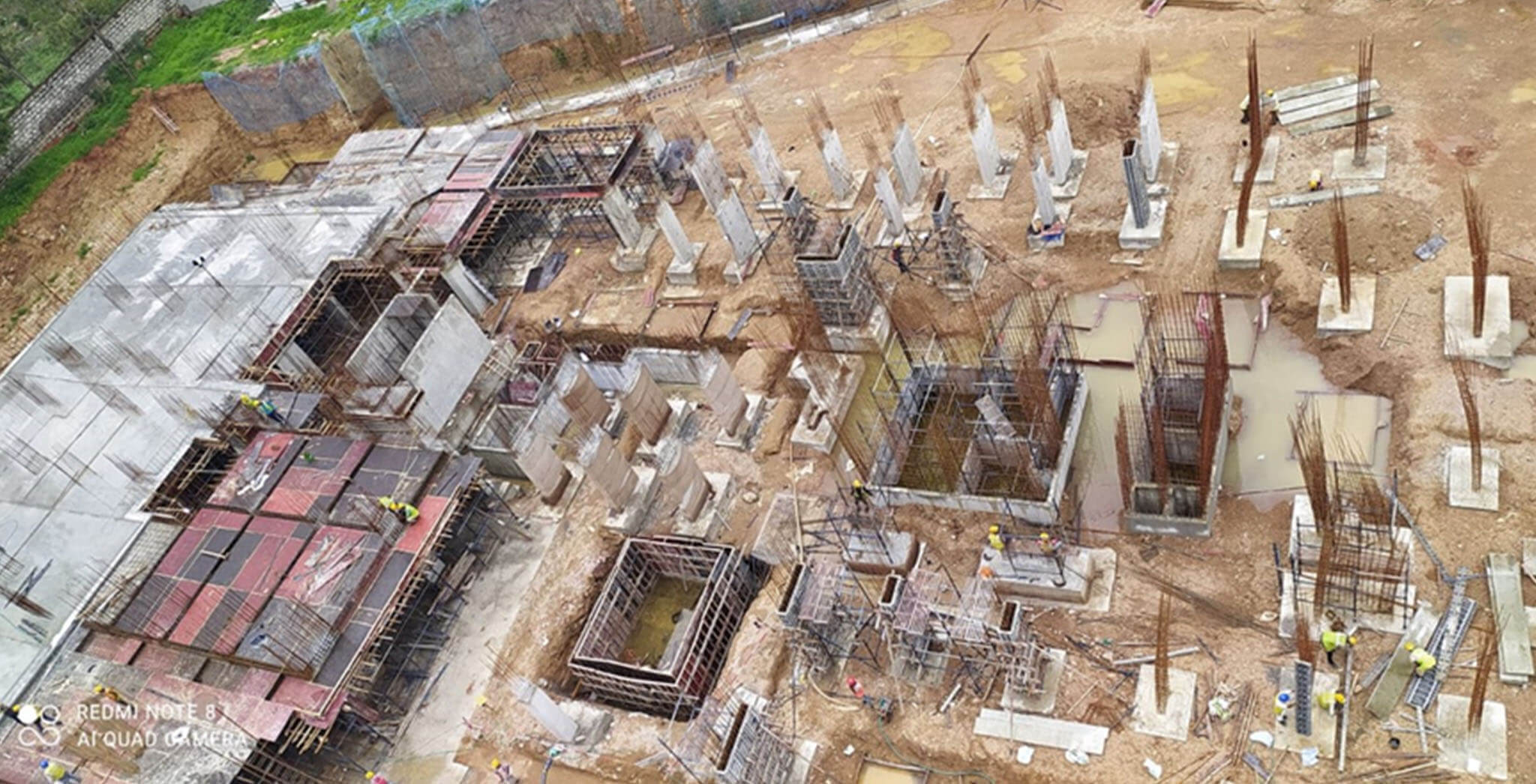 Jun 2021 - Block C: Lower basement slab 20% concrete works completed