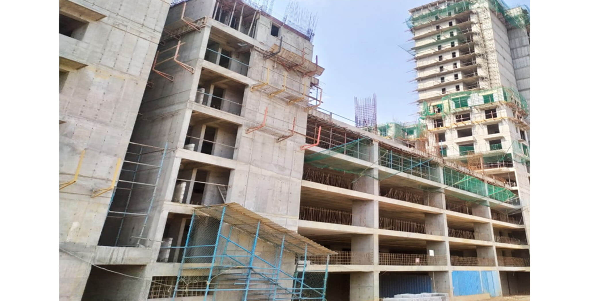Jun 2021 - Gallium Block: MLCP 01-towards H—4th floor slab work-in-progress