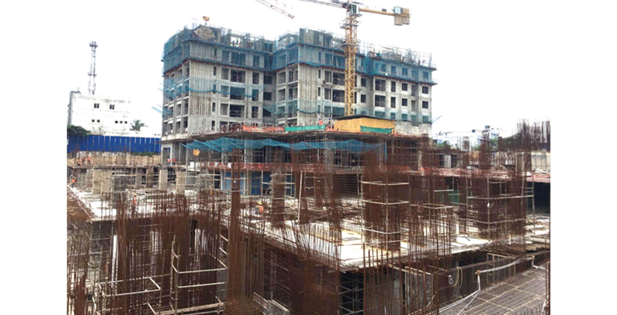 Jun 2021 - Tower A2: Basement 1 and raft work is in progress