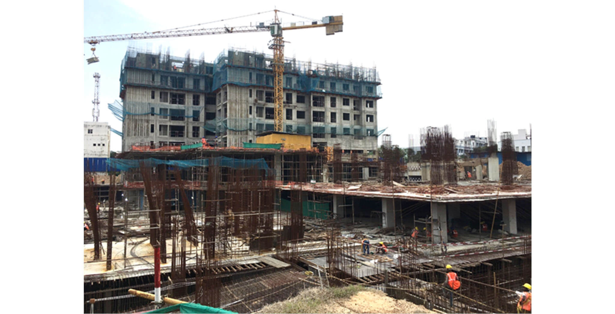 Jun 2021 - Non Tower: Basement 1 and Column above raft work is in progress