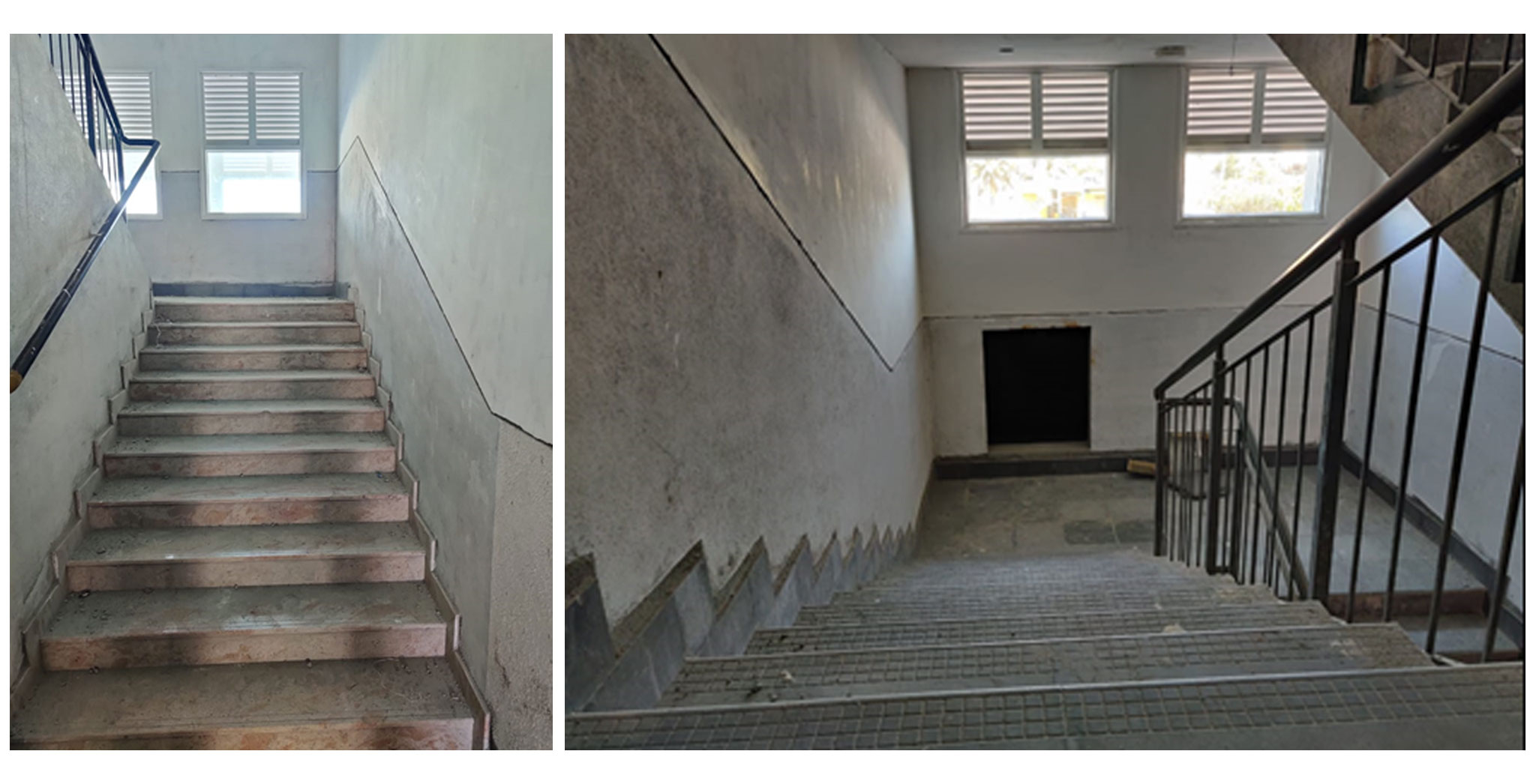 Jul 2021 - Staircase area: Painting work in progress