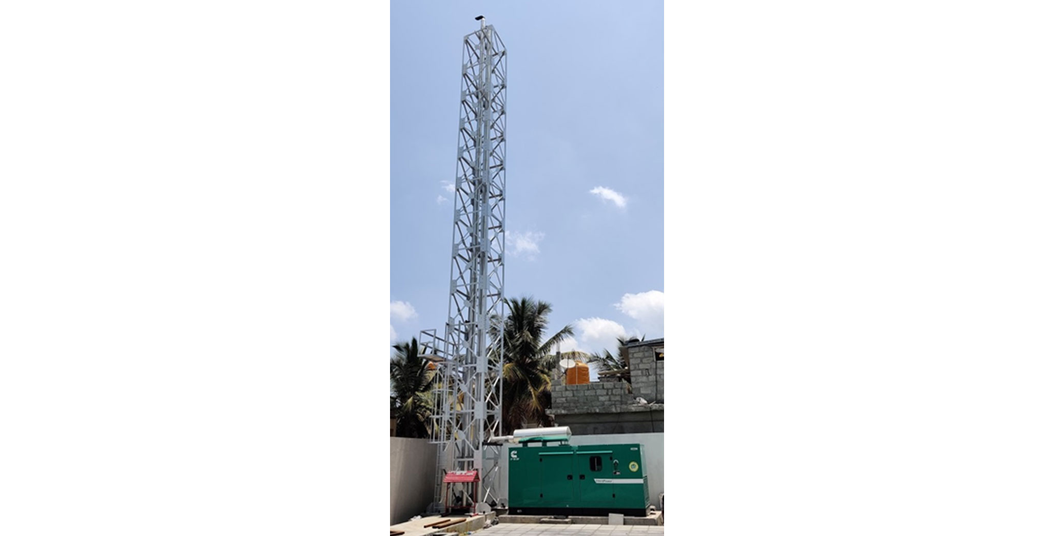 Jul 2021 - DG stack: Erection completed