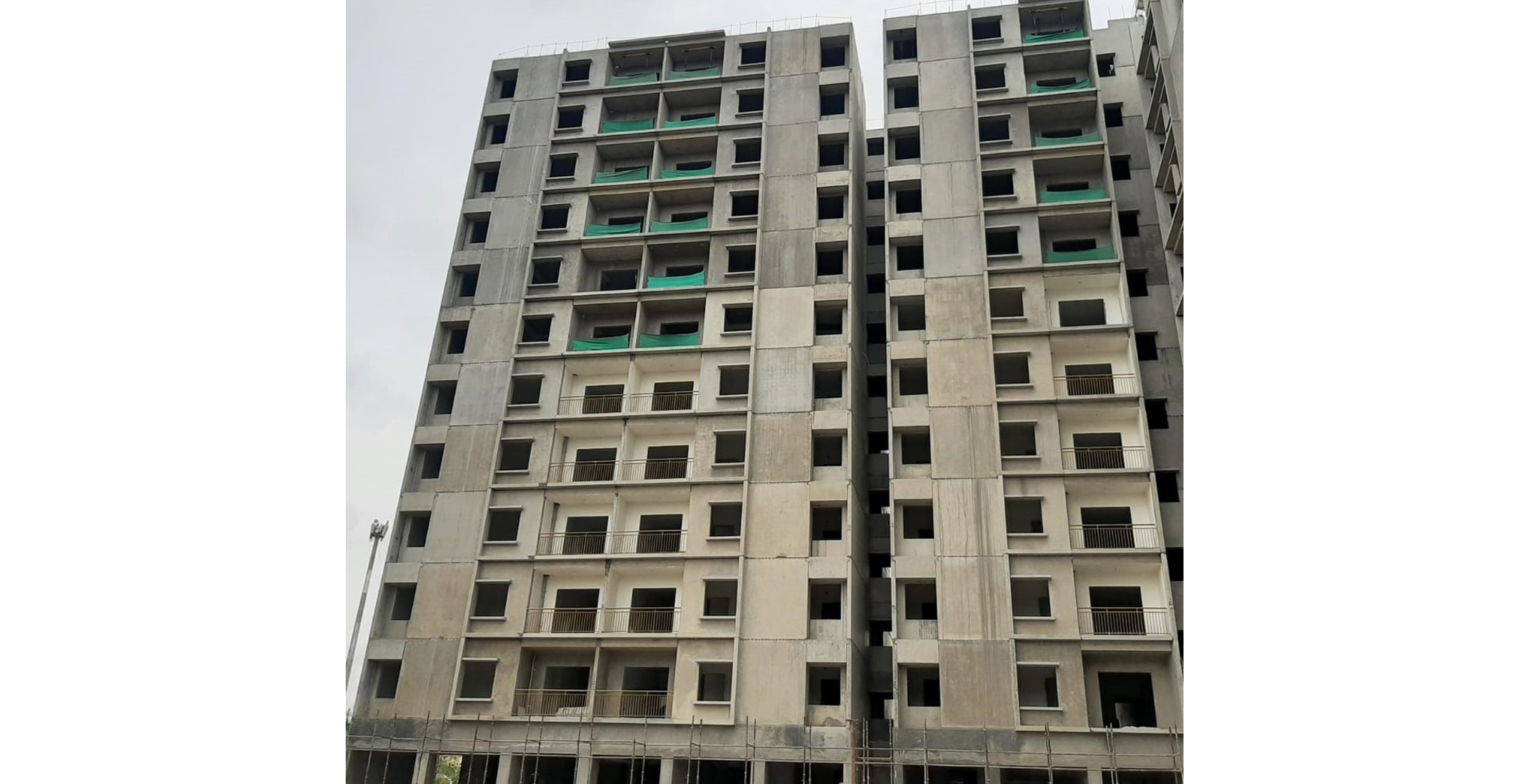 Aug 2021 - C Wing: On Commencement of Eleventh floor slab