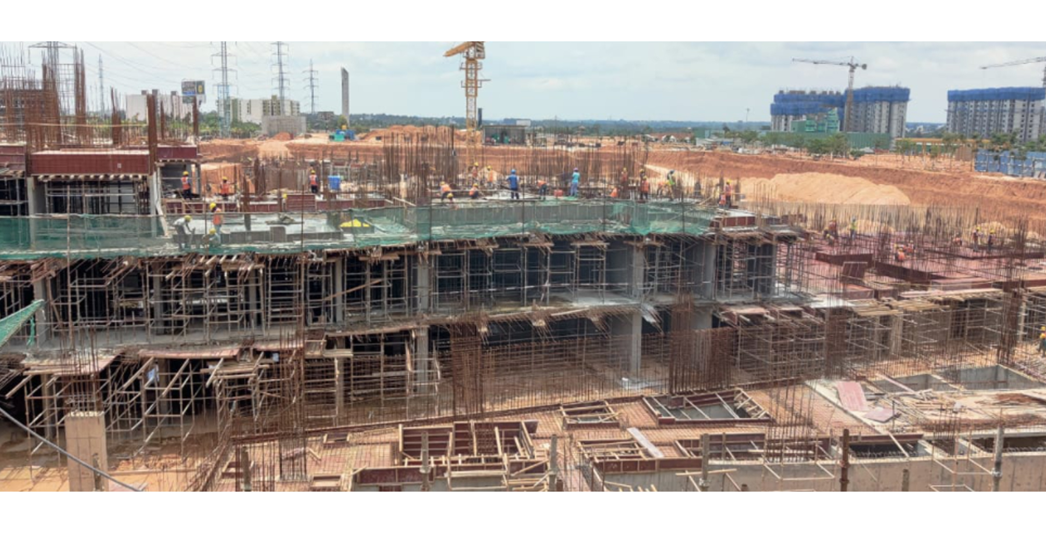 Aug 2021 - Jasper Block: Wing B - On commencement of Upper basement slab