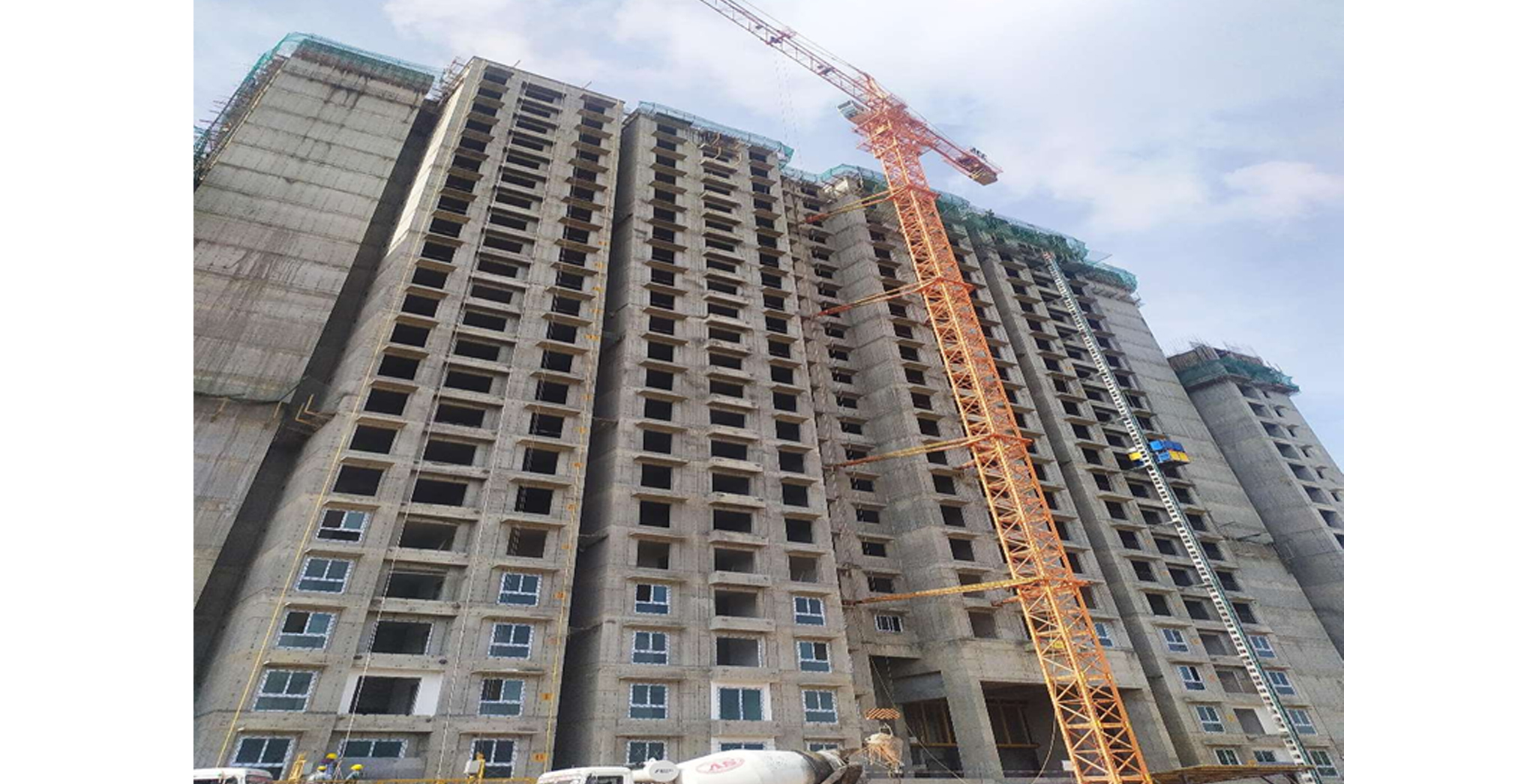 Aug 2021 - Gallium Block: GF to 21st Floor Elevation South side